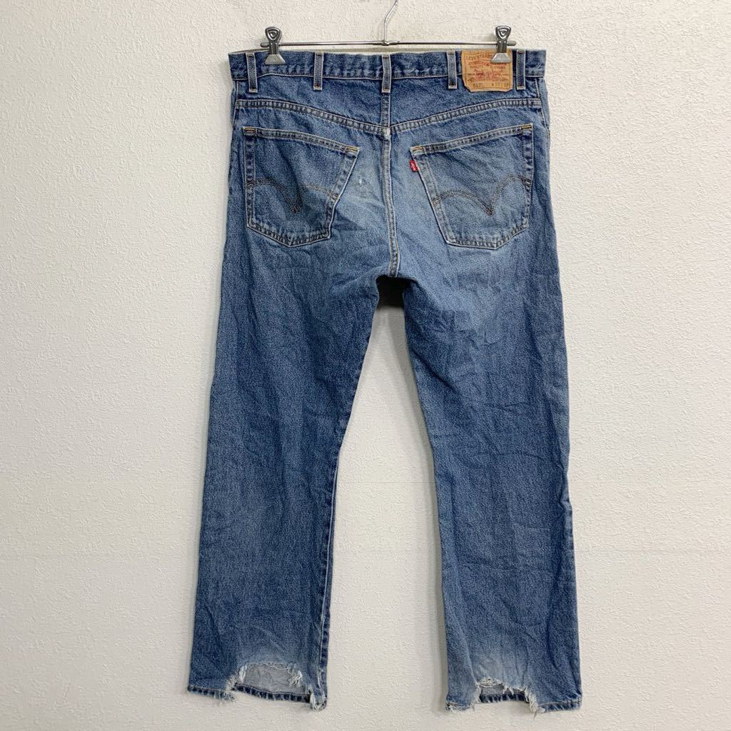 Levi's 517 デニムパンツ W38 リーバイス ブーツカット ビッグサイズ ブルー コットン メキシコ製 古着卸 アメリカ仕入 2403-38_画像4