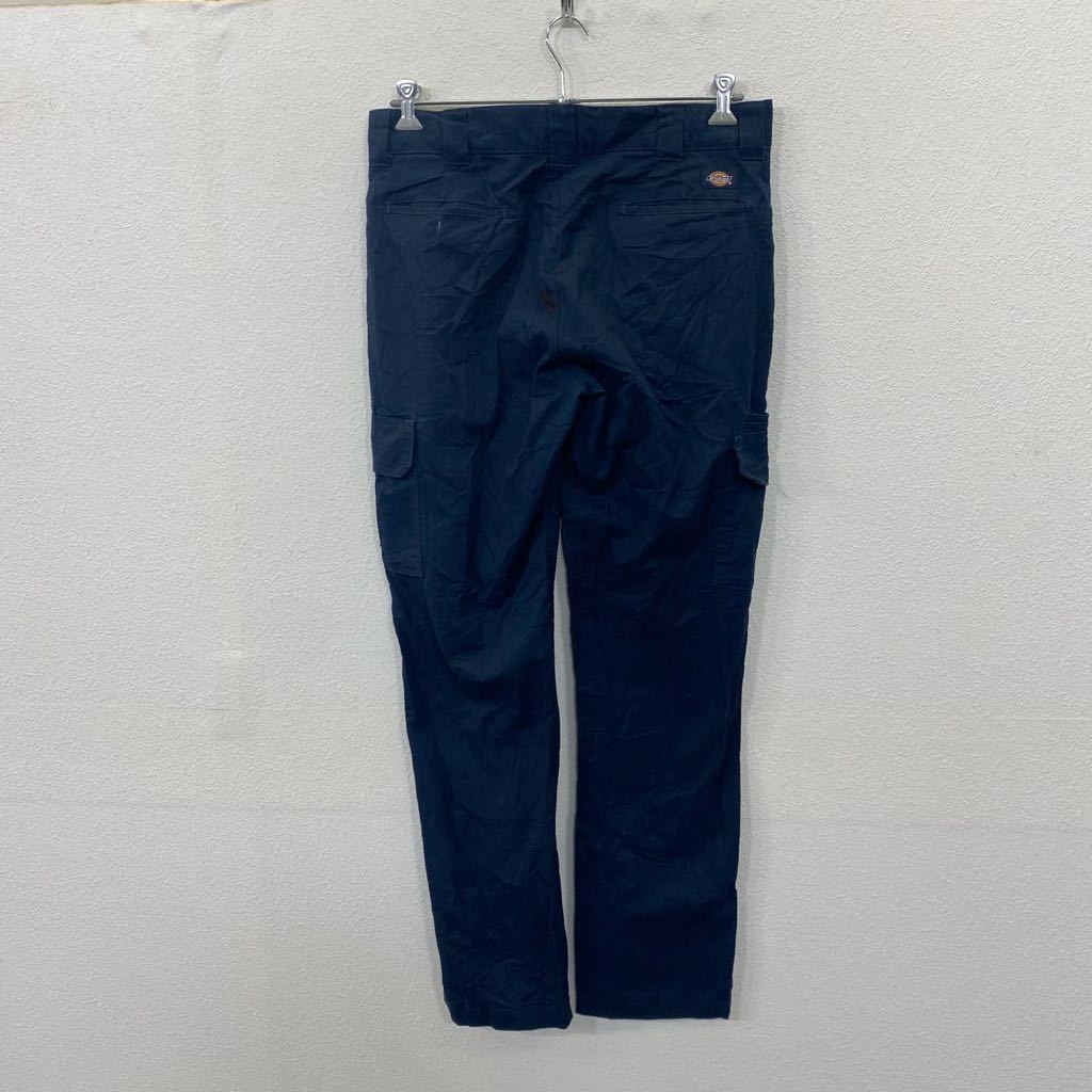 Dickies カーゴパンツ ワークパンツ W36 ディッキーズ スリムストレート ネイビー 古着卸 アメリカ仕入 2403-189_画像4