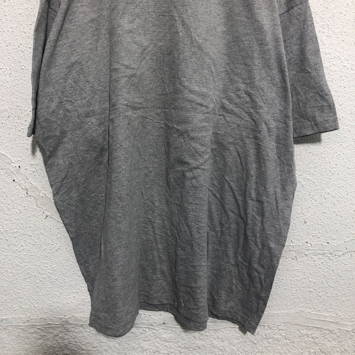 中古 古着 JERZEES 半袖 プリント Tシャツ 2XL ジャージーズ グレー グリーン ビッグサイズ バックプリント 古着卸 アメリカ仕入 a604-5223の画像6