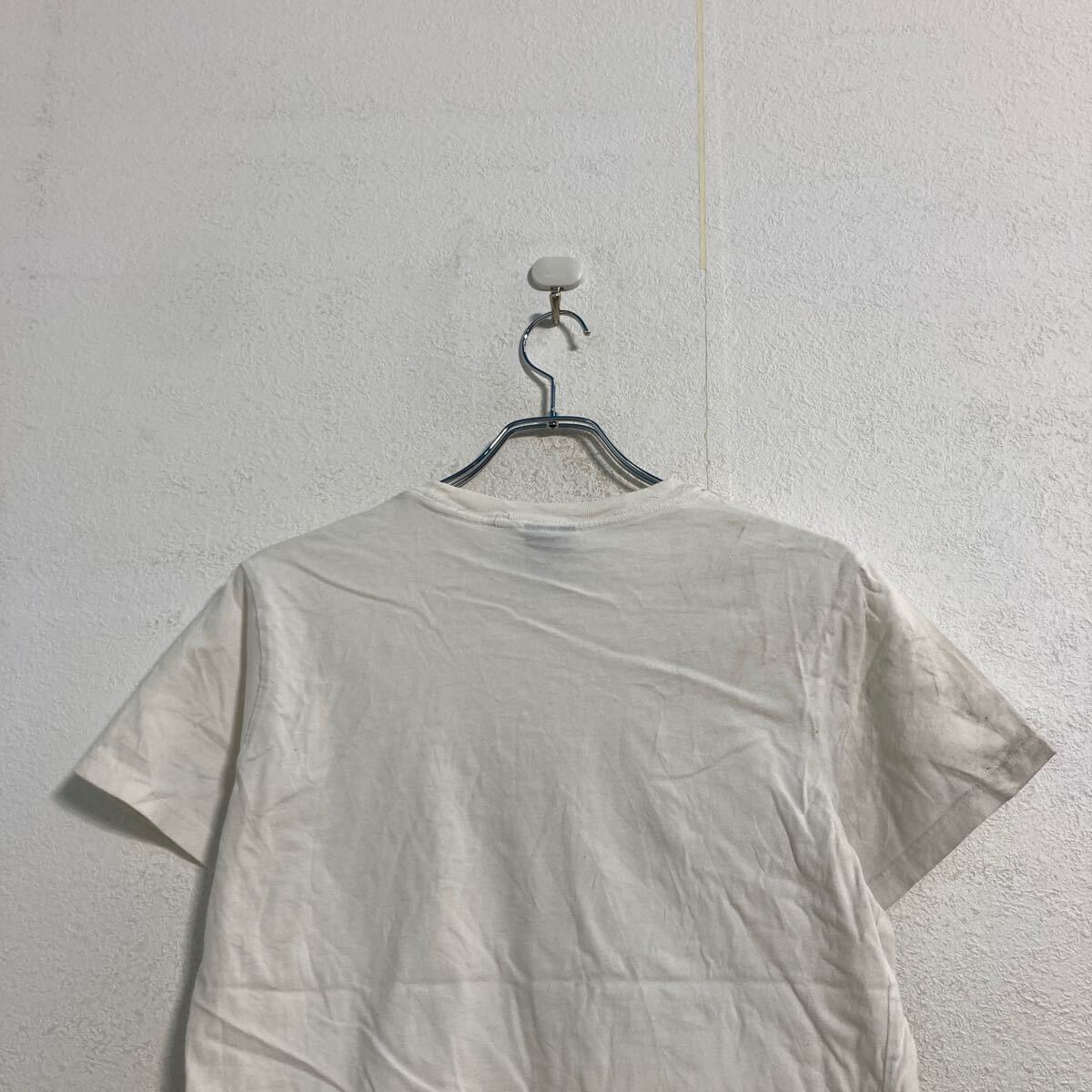 中古 古着 adidas 半袖 ロゴ Tシャツ S～ ホワイト アディダス ビッグロゴ 古着卸 アメリカ仕入 a604-5118_画像6