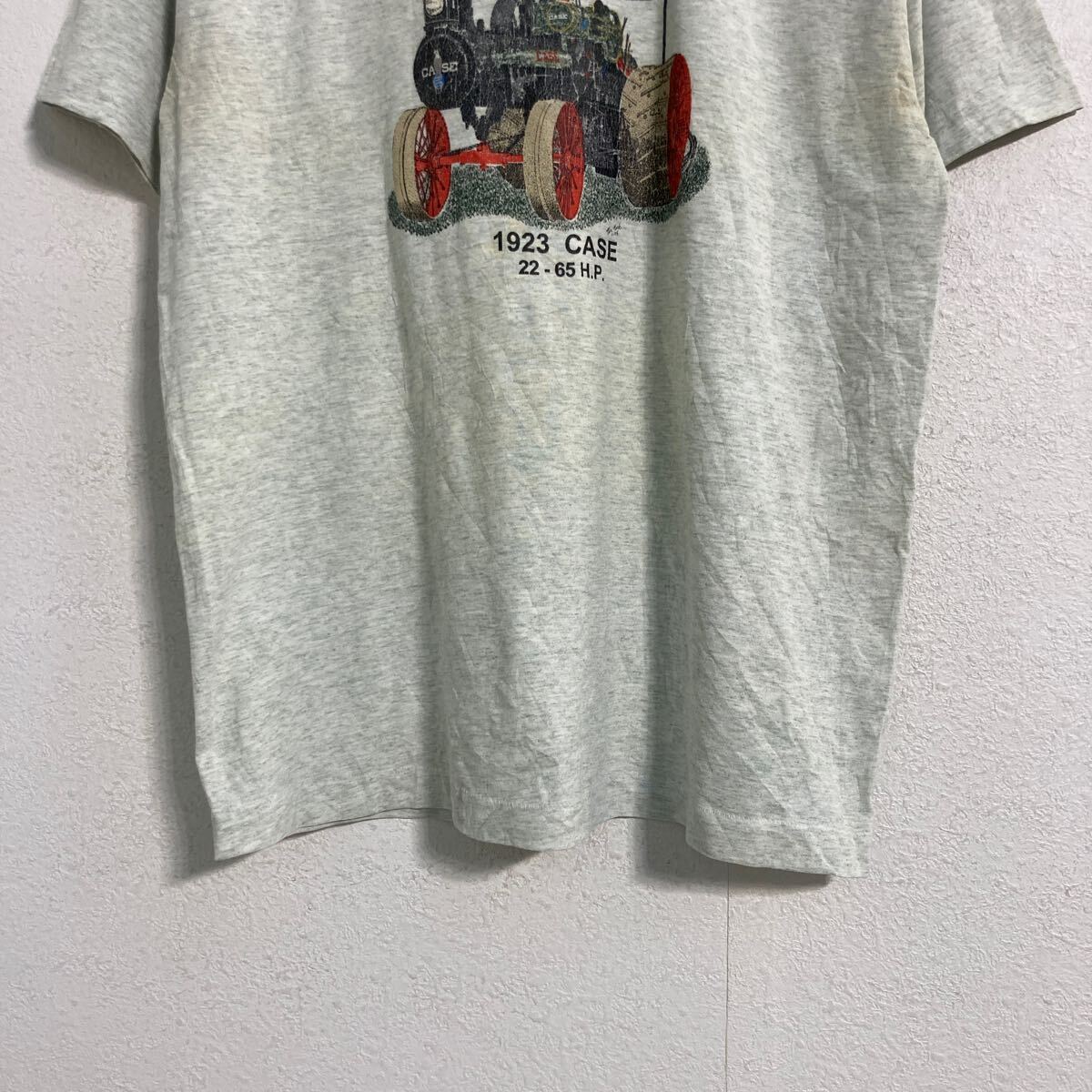 中古 古着 FRUIT OF THE LOOM 半袖 プリントTシャツ L ライトグレー フルーツオブザルーム アメリカ製 古着卸 アメリカ仕入 a604-5153_画像3