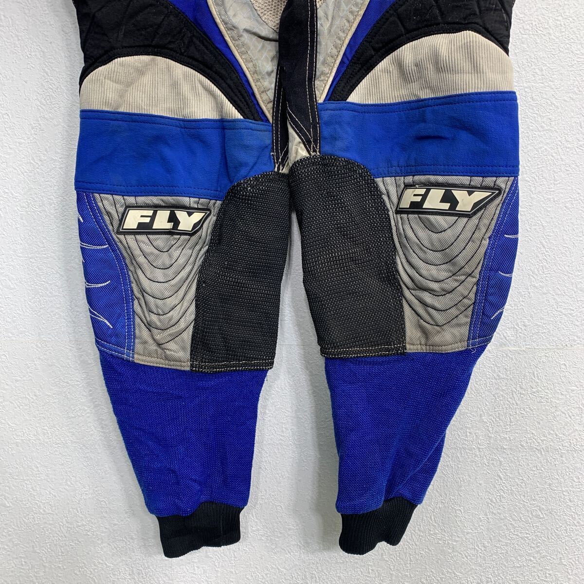 中古 古着 FLY モトクロスパンツ W32 フライ レーシングパンツ ブルー ブラック ナイロン 古着卸 アメリカ仕入 2404-107_画像3