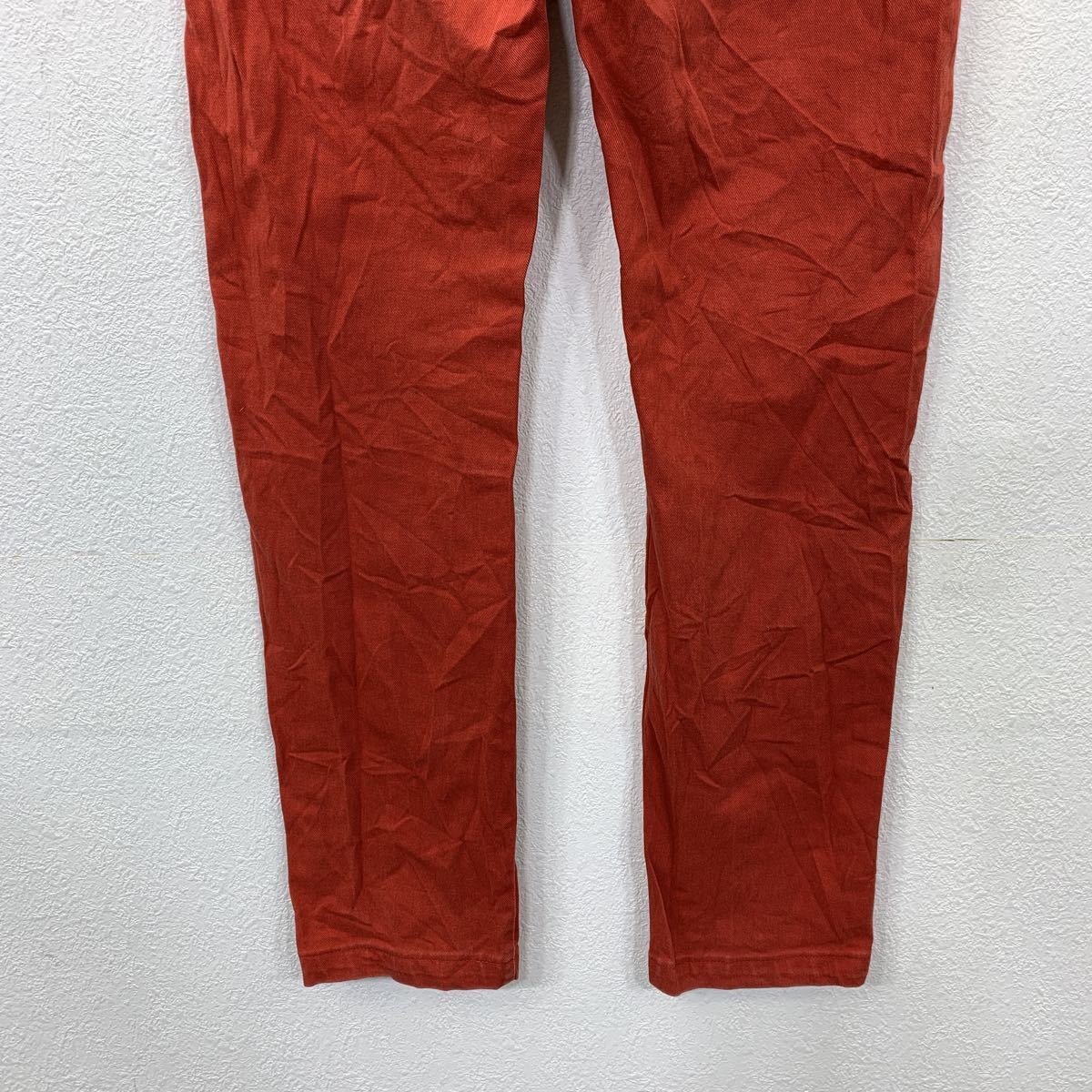 Dickies ワーク・ペインターパンツ W34 ディッキーズ レッド スリムスキニー 古着卸 アメリカ仕入 2309-987_画像7