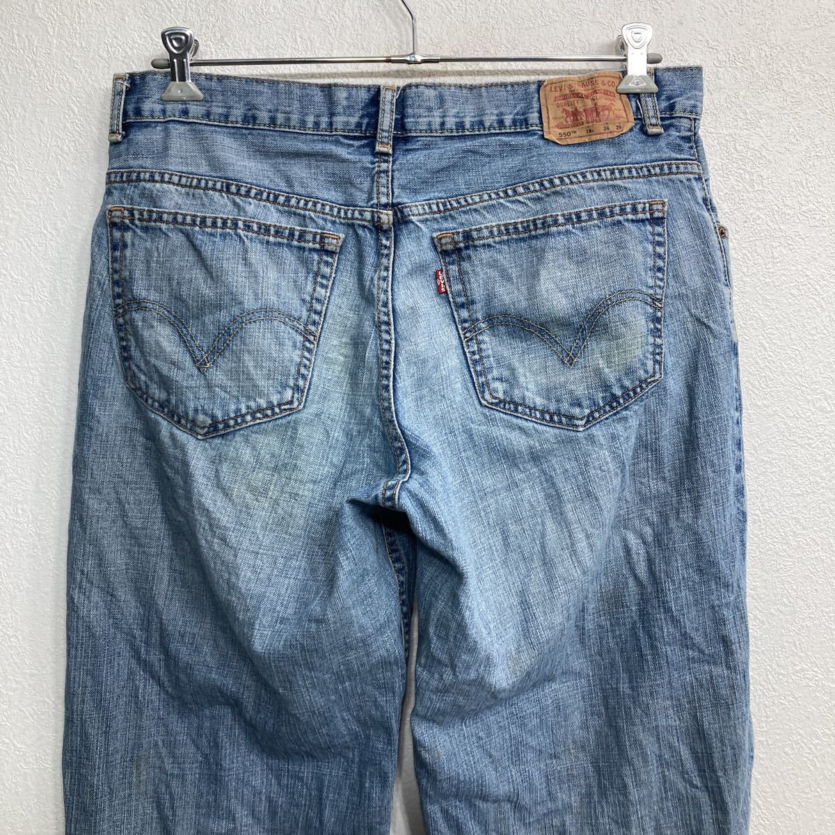 Levi's 550 デニムパンツ W36 リーバイス ジュニアサイズ ビッグサイズ ブルー 古着卸 アメリカ仕入 2309-698_画像8