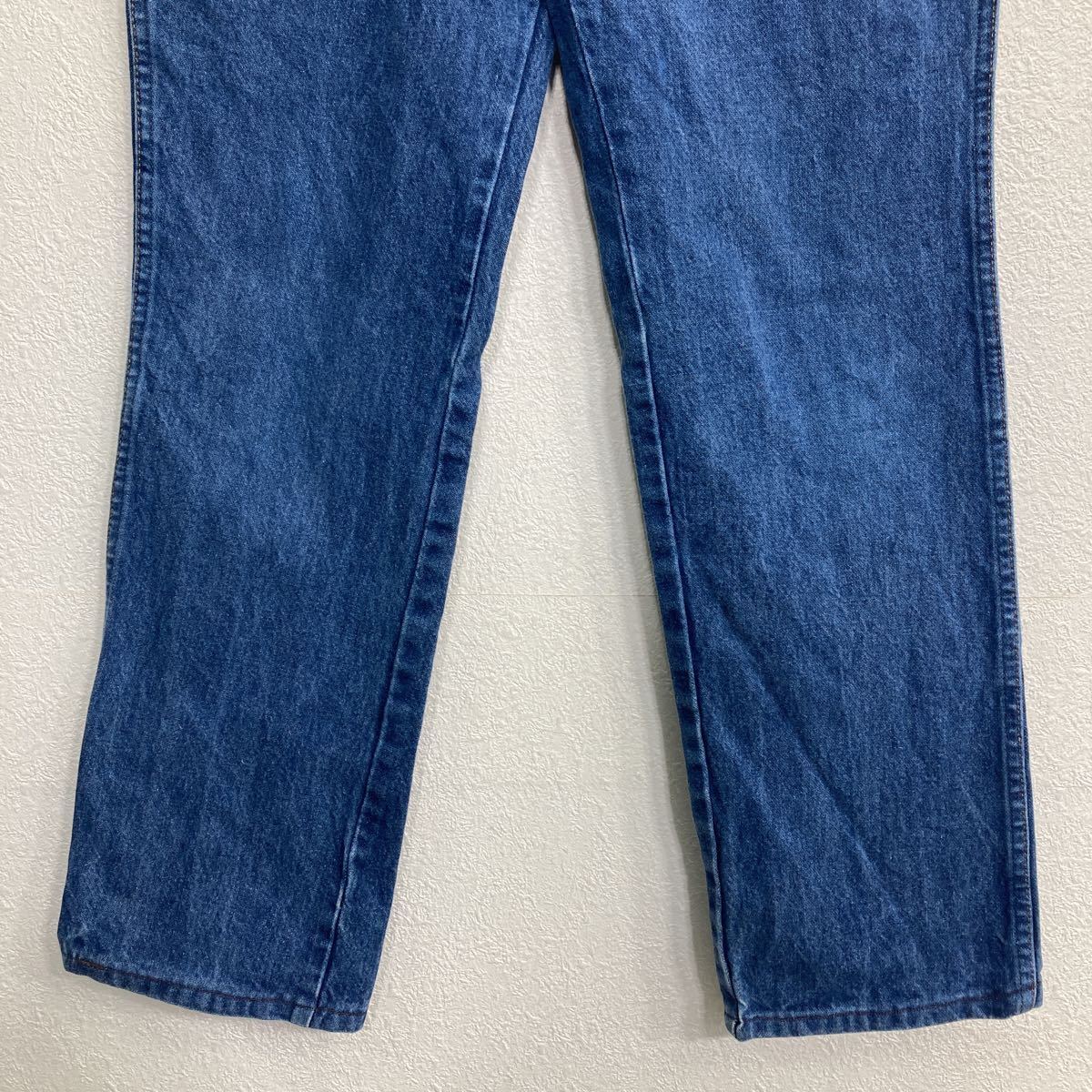 Wrangler カウボーイ ロングパンツ W30 ラングラー 938PWD ブルー コットン メキシコ製 古着卸 アメリカ仕入 2309-1217_画像3