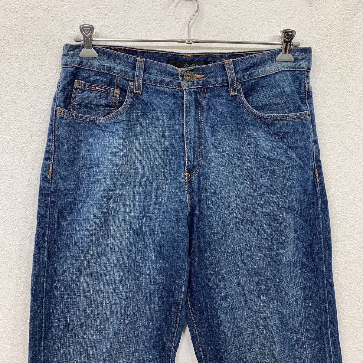 Calvin Klein Jeans デニムパンツ W33 カルバンクラインジーンズ ブルー 古着卸 アメリカ仕入 2309-1144_画像2