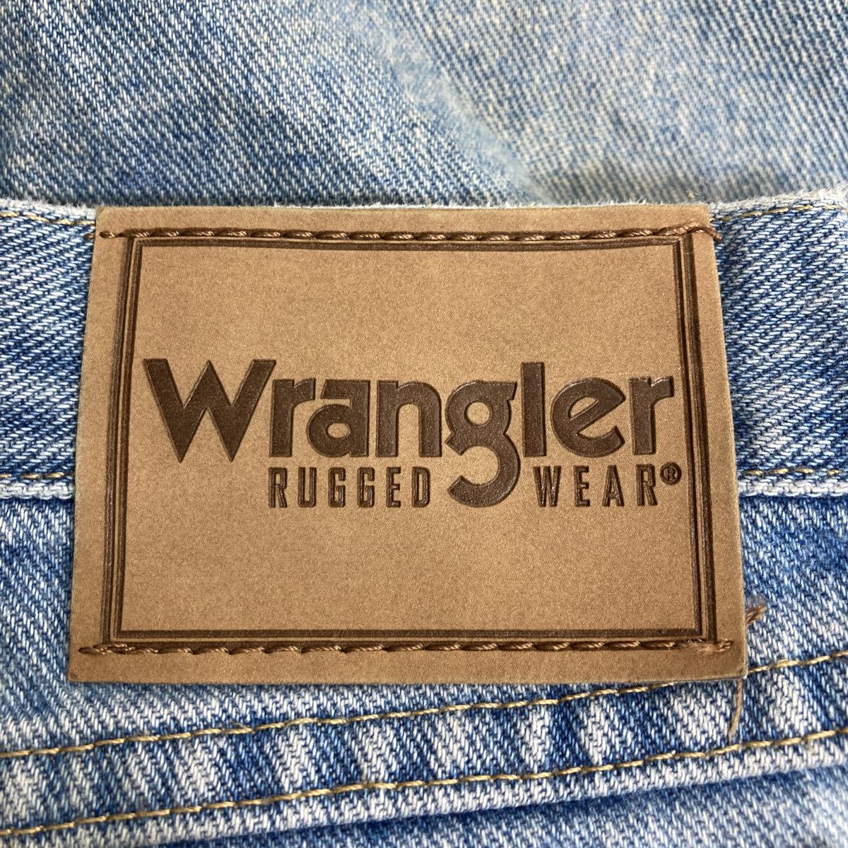 Wrangler デニムパンツ W38 ラングラー ビッグサイズ ライトブルー 古着卸 アメリカ仕入 2309-724_画像9