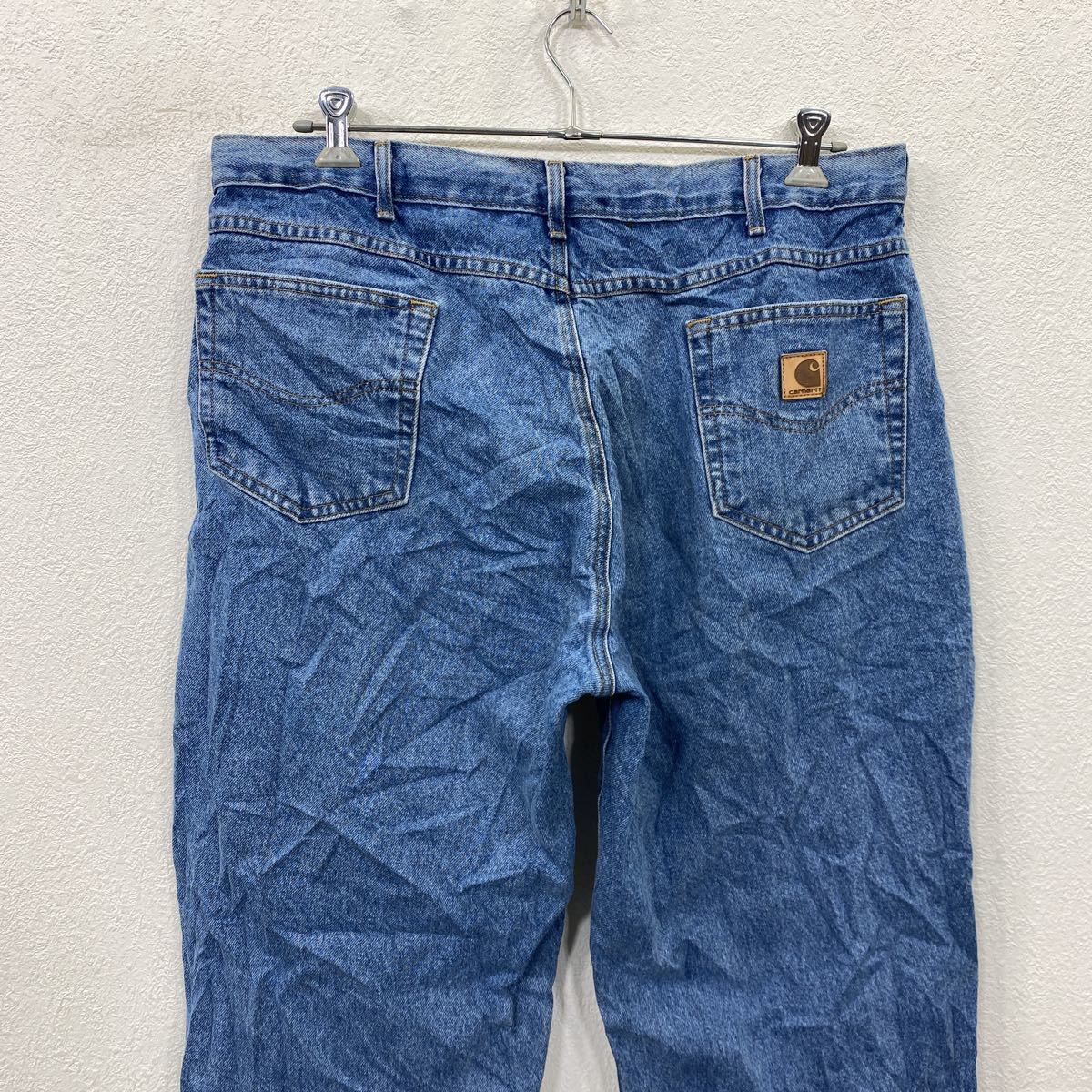 Carhartt デニムパンツ W40 カーハート ブルー ビッグサイズ ワーク 古着卸 アメリカ仕入 2310-21_画像7