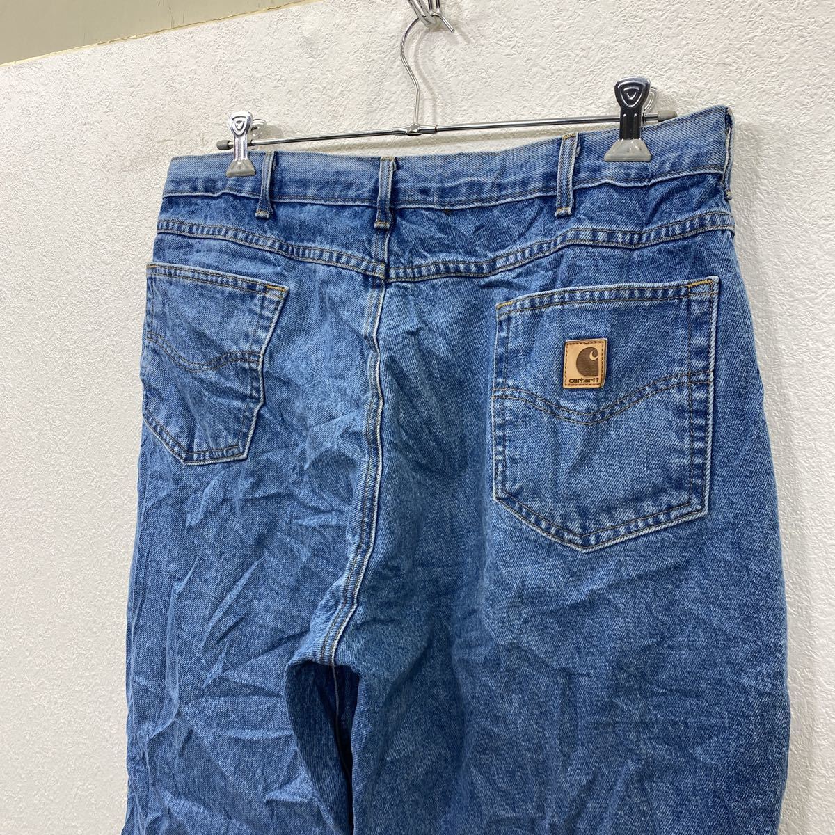 Carhartt デニムパンツ W40 カーハート ブルー ビッグサイズ ワーク 古着卸 アメリカ仕入 2310-21_画像9