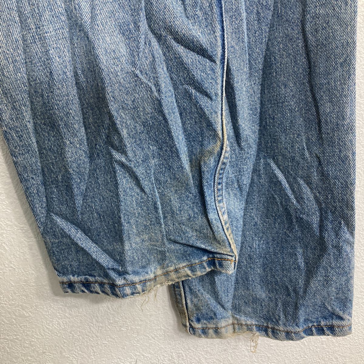 Levi's 555 デニムパンツ W34 リーバイス リラックスフィット ライトブルー コットン USA製 古着卸 アメリカ仕入 2310-221_画像8