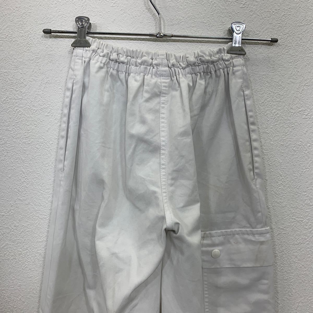 boco work pants W22 white XS size lady's old clothes . America buying up 2311-776