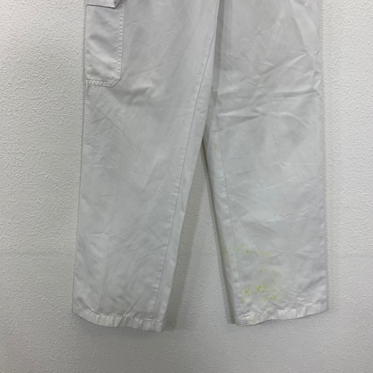 boco work pants W22 white XS size lady's old clothes . America buying up 2311-776