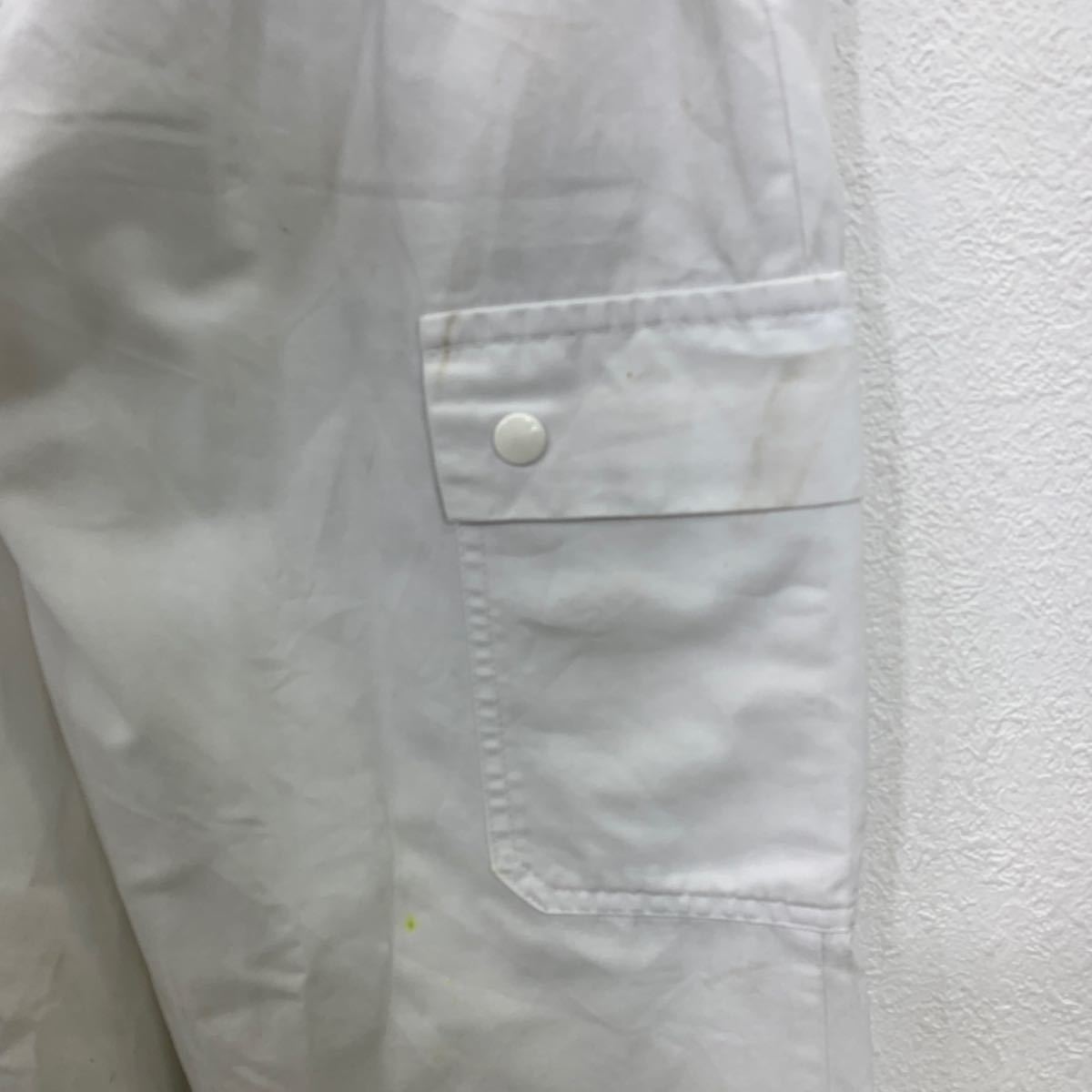 boco work pants W22 white XS size lady's old clothes . America buying up 2311-776