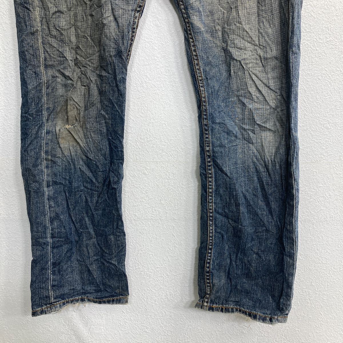 Levi's 505 デニムパンツ W31 リーバイス レギュラーフィット インディゴ コットン 古着卸 アメリカ仕入 2311-244_画像3