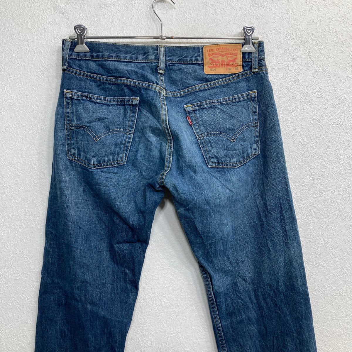 Levi's 514 デニムパンツ W32 リーバイス スリムストレート インディゴ コットン メキシコ製 古着卸 アメリカ仕入 2311-946_画像5