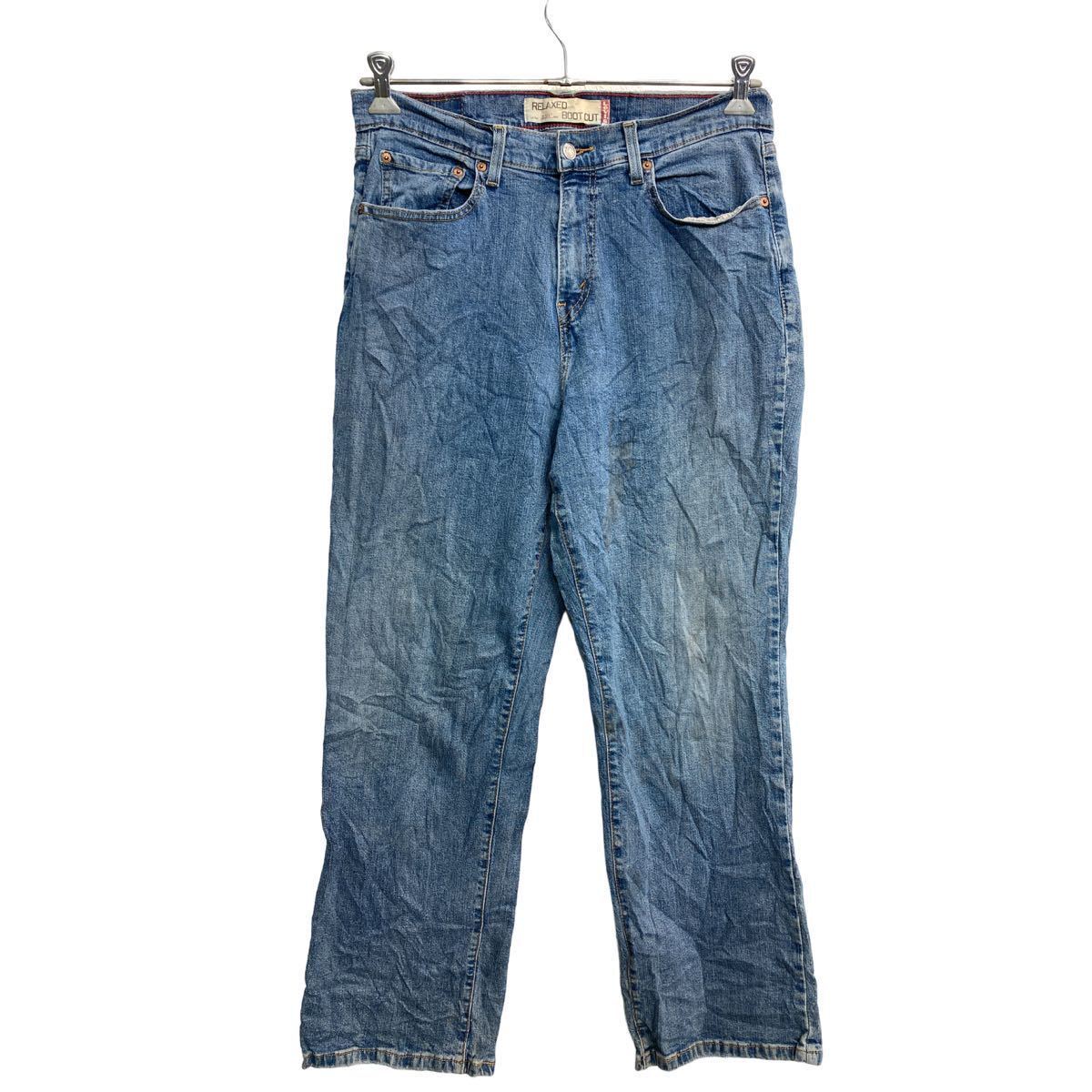 Levi's 550 デニムパンツ W33 リーバイス リラックスブーツカット レディース ブルー 古着卸 アメリカ仕入 2311-699_画像1