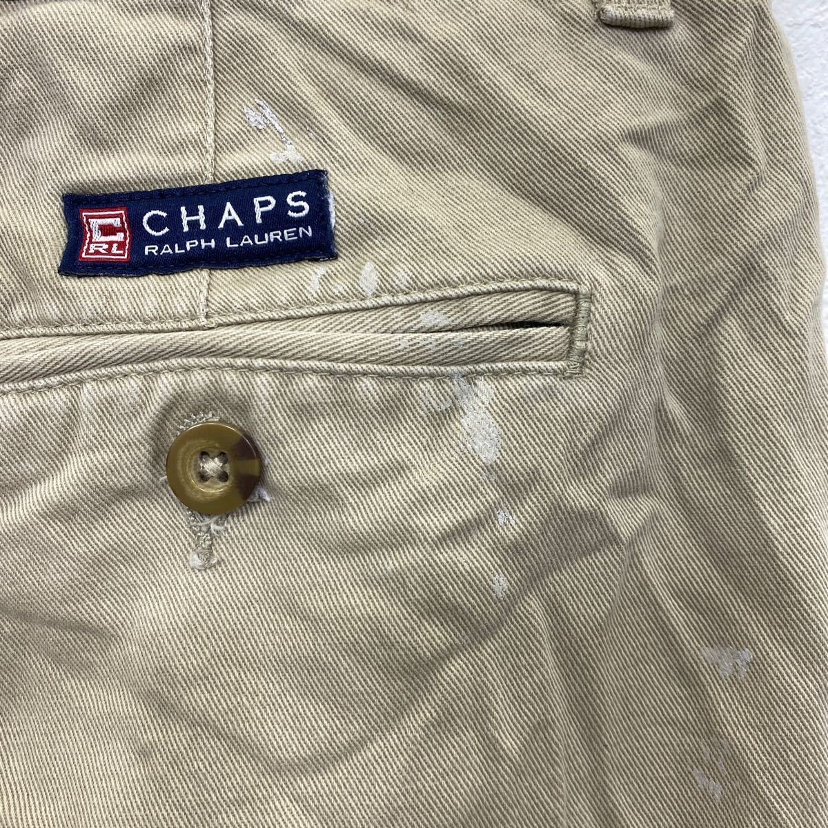 CHAPS チノパンツ W38 チャップス コットン ビッグサイズ ベージュ 古着卸 アメリカ仕入 2311-183_画像8