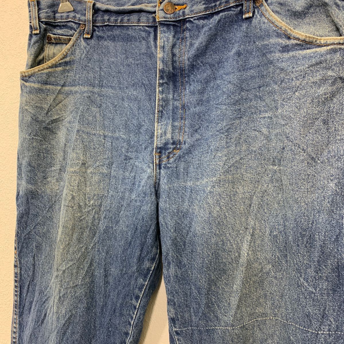 Dickies デニムパンツ W40 ディッキーズ ブルー ビッグサイズ ワーク 古着卸 アメリカ仕入 2311-1251_画像4