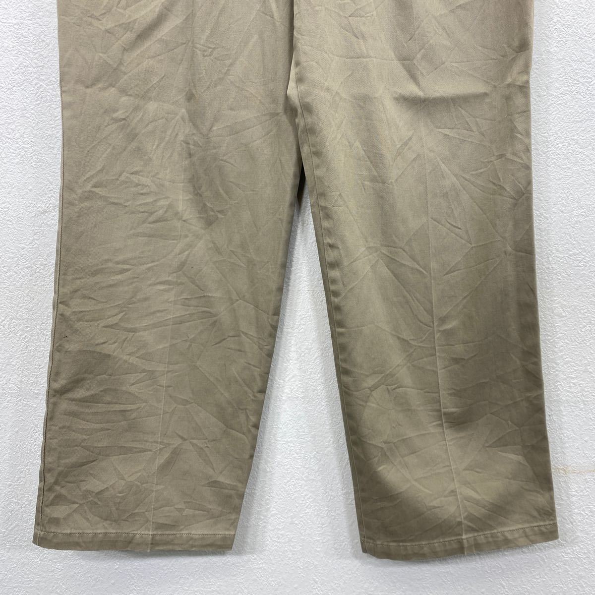 DOCKERS チノパンツ W34 ドッカーズ タック入り ベージュ 古着卸 アメリカ仕入 2312-858_画像3