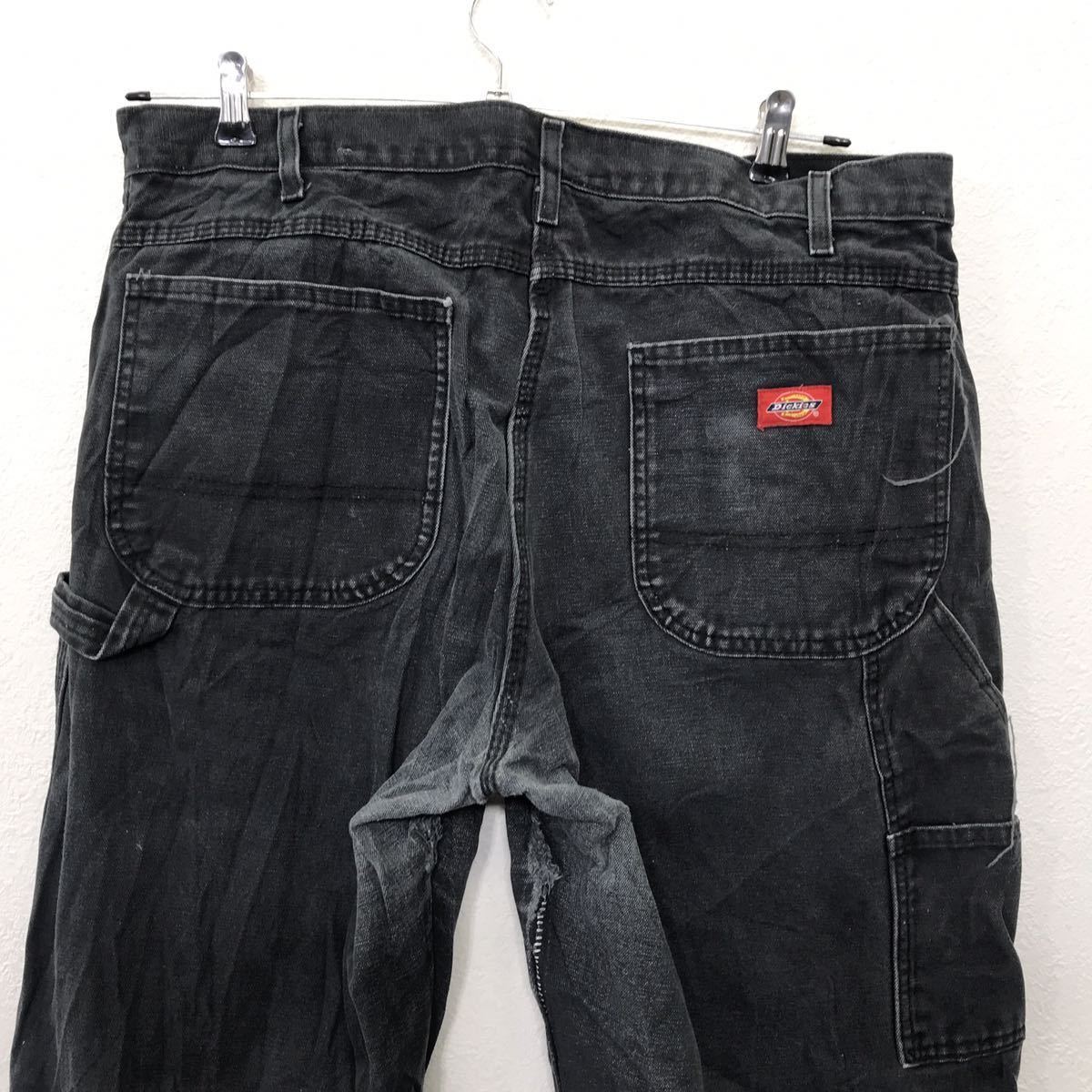 Dickies ワーク・ペインターパンツ W36 ディッキーズ コットン ブラック 古着卸 アメリカ仕入 2312-1091_画像5