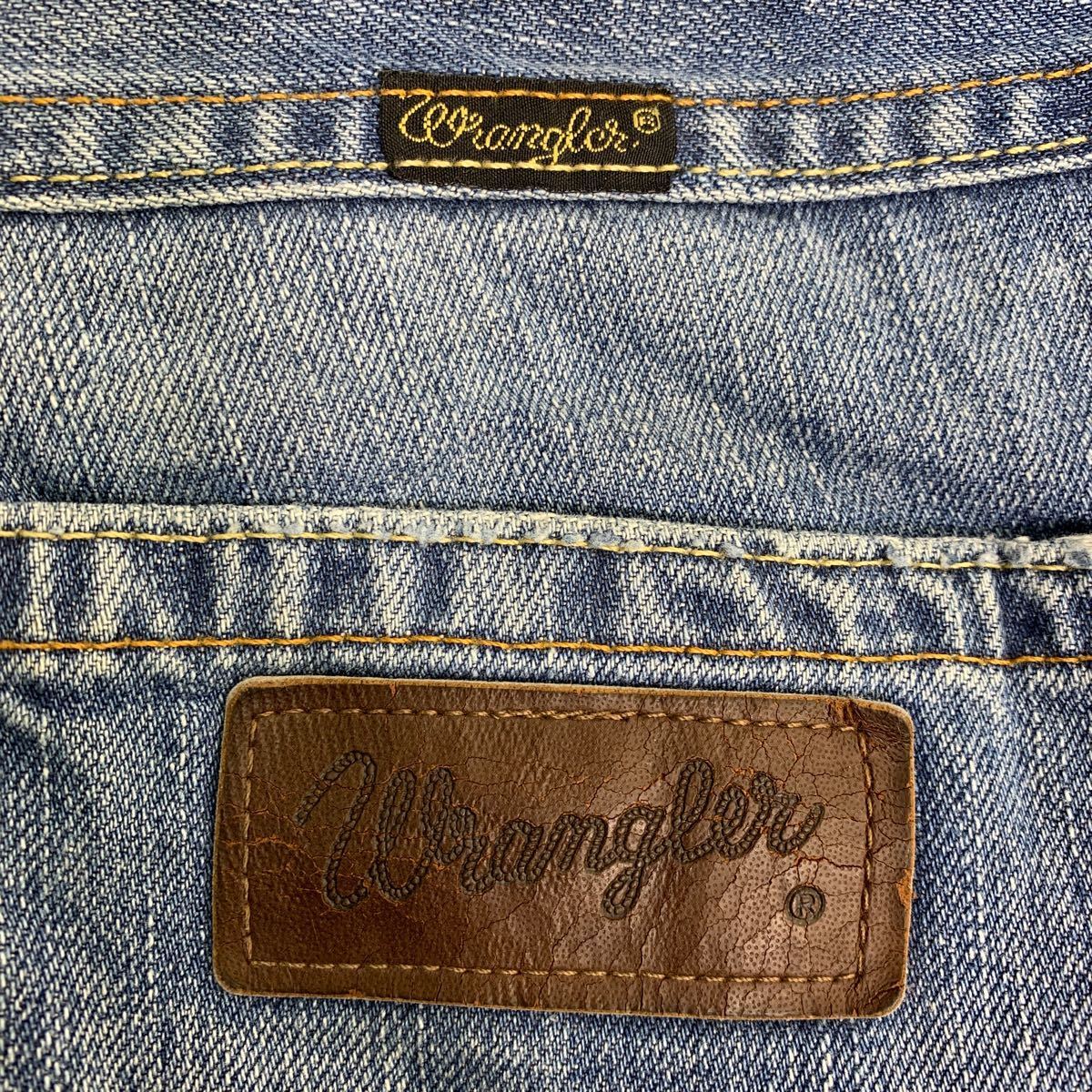 Wrangler デニムパンツ W32 ラングラー ブルー コットン 古着卸 アメリカ仕入 2312-455_画像9