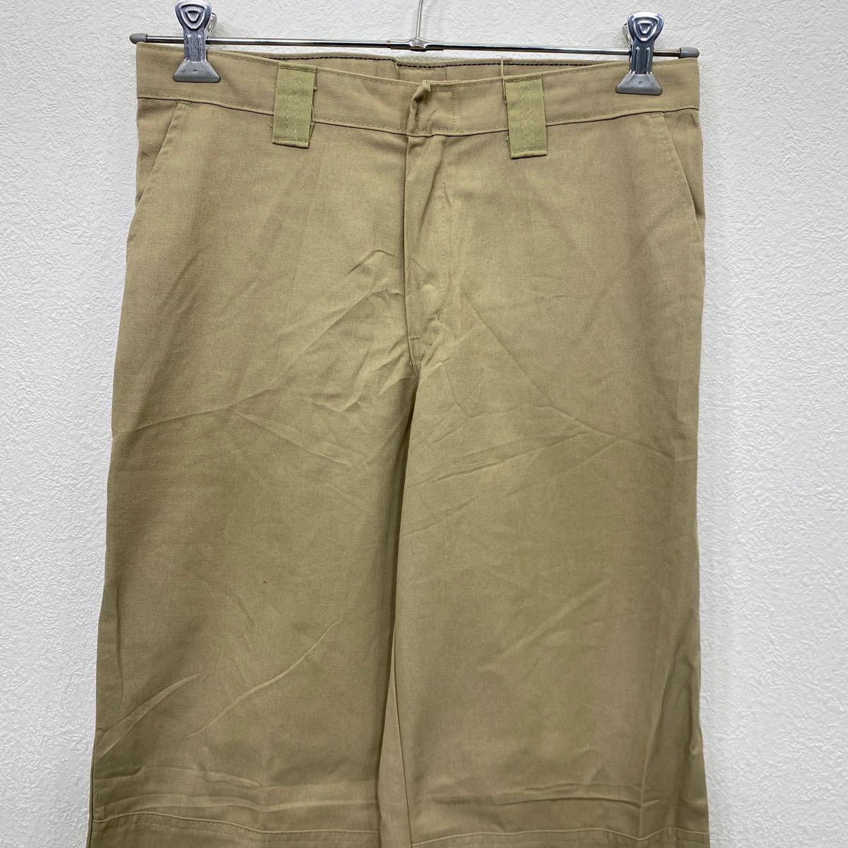 Dickies work pants W31 Dickies double knee lady's beige old clothes . America buying up 2312-1169