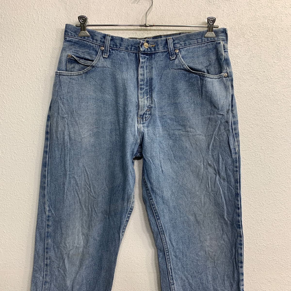 Wrangler デニムパンツ W36 ラングラー ビッグサイズ ブルー コットン メキシコ製 古着卸 アメリカ仕入 2312-424_画像2