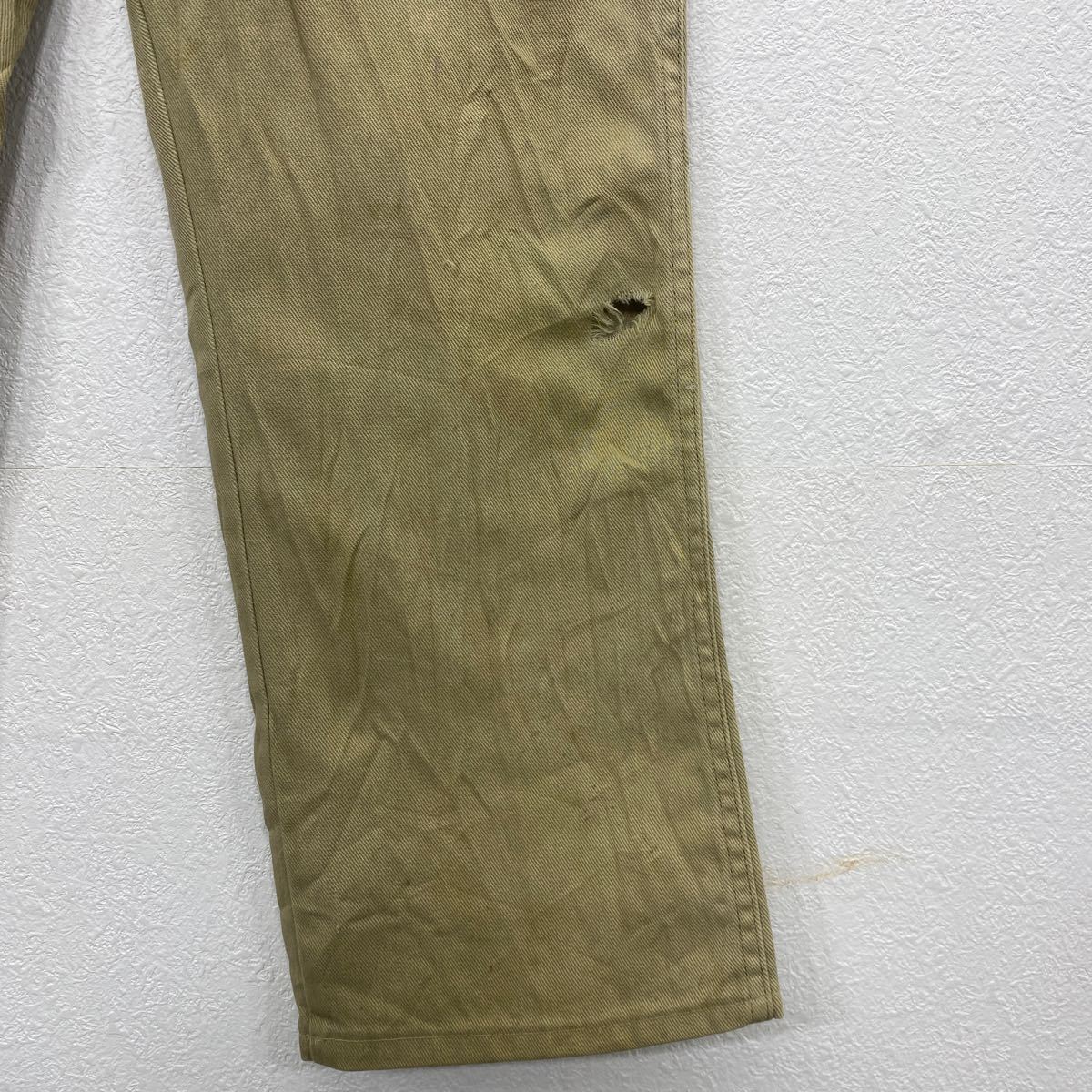 Dickies ワークパンツ W35 ディッキーズ ベージュ 古着卸 アメリカ仕入 2312-300_画像4