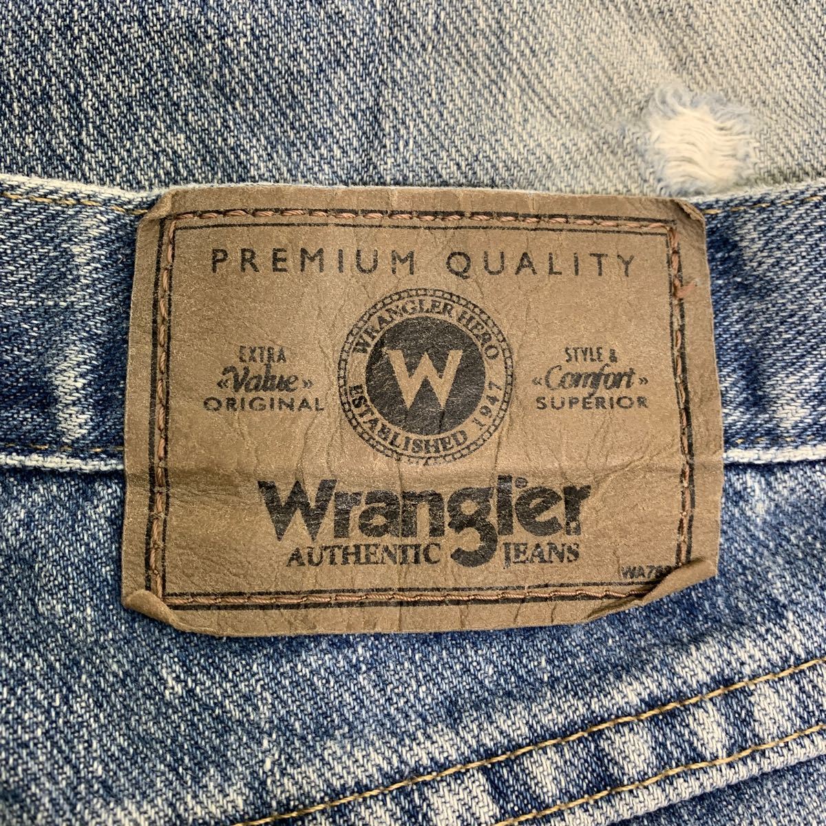 Wrangler デニムパンツ W30 ラングラー リラックスフィット ブルー コットン メキシコ製 古着卸 アメリカ仕入 2312-565_画像8