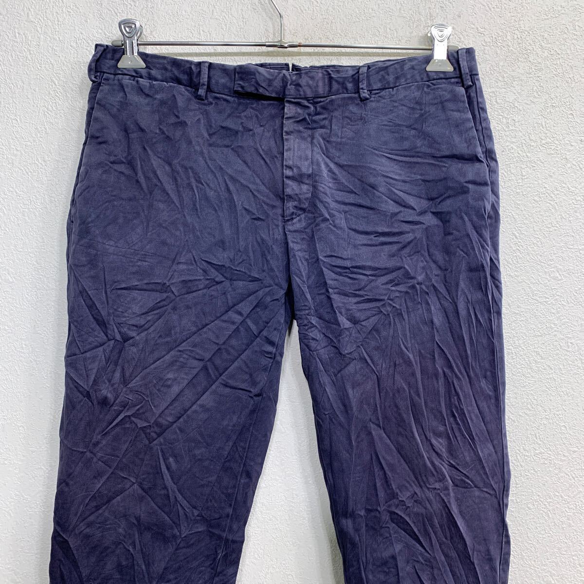 中古 POLO RALPH LAUREN チノパン W36 ポロラルフローレン ビッグサイズ ネイビー 古着卸 アメリカ仕入 2404-174_画像2