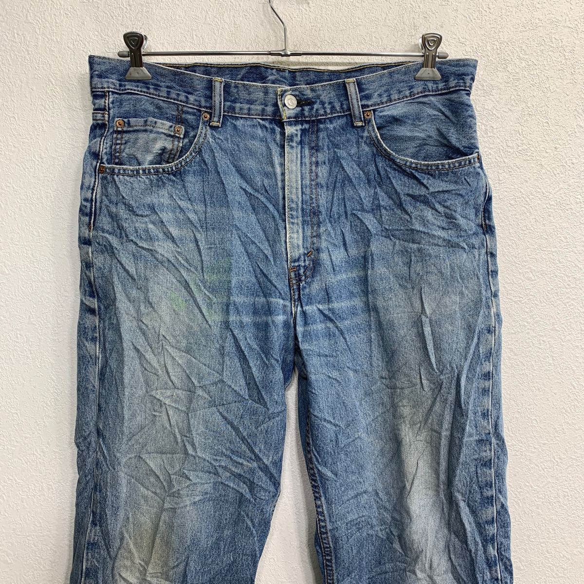 Levi's 550 デニムパンツ W36 リーバイス リラックスフィット ビッグサイズ ブルー コットン 古着卸 アメリカ仕入 2401-880_画像2