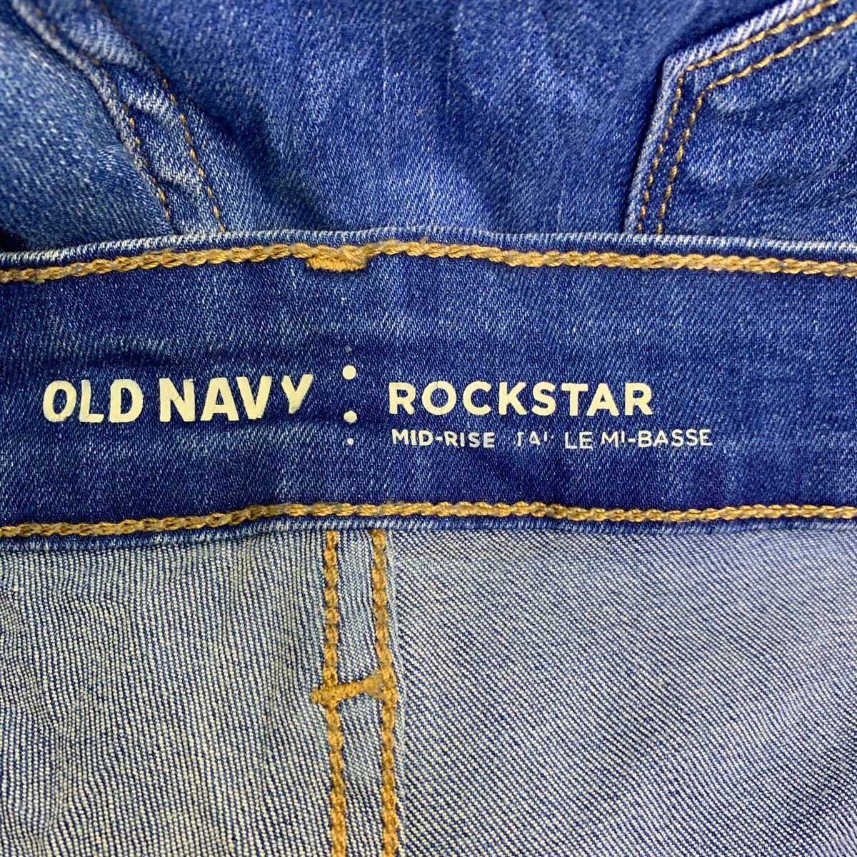 OLD NAVY デニムパンツ W43 オールドネイビー レディース ビッグサイズ ブルー 古着卸 アメリカ仕入 2401-248_画像9