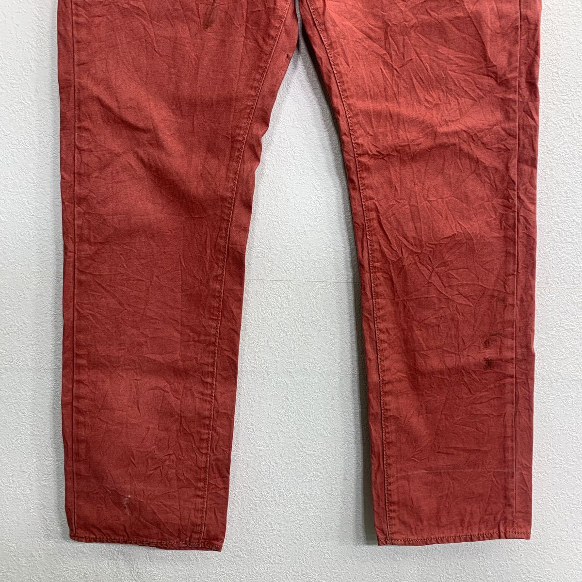 Levi's 513 カラーパンツ W36 リーバイス スリム ビッグサイズ ピンク系 コットン 古着卸 アメリカ仕入 2401-320_画像3