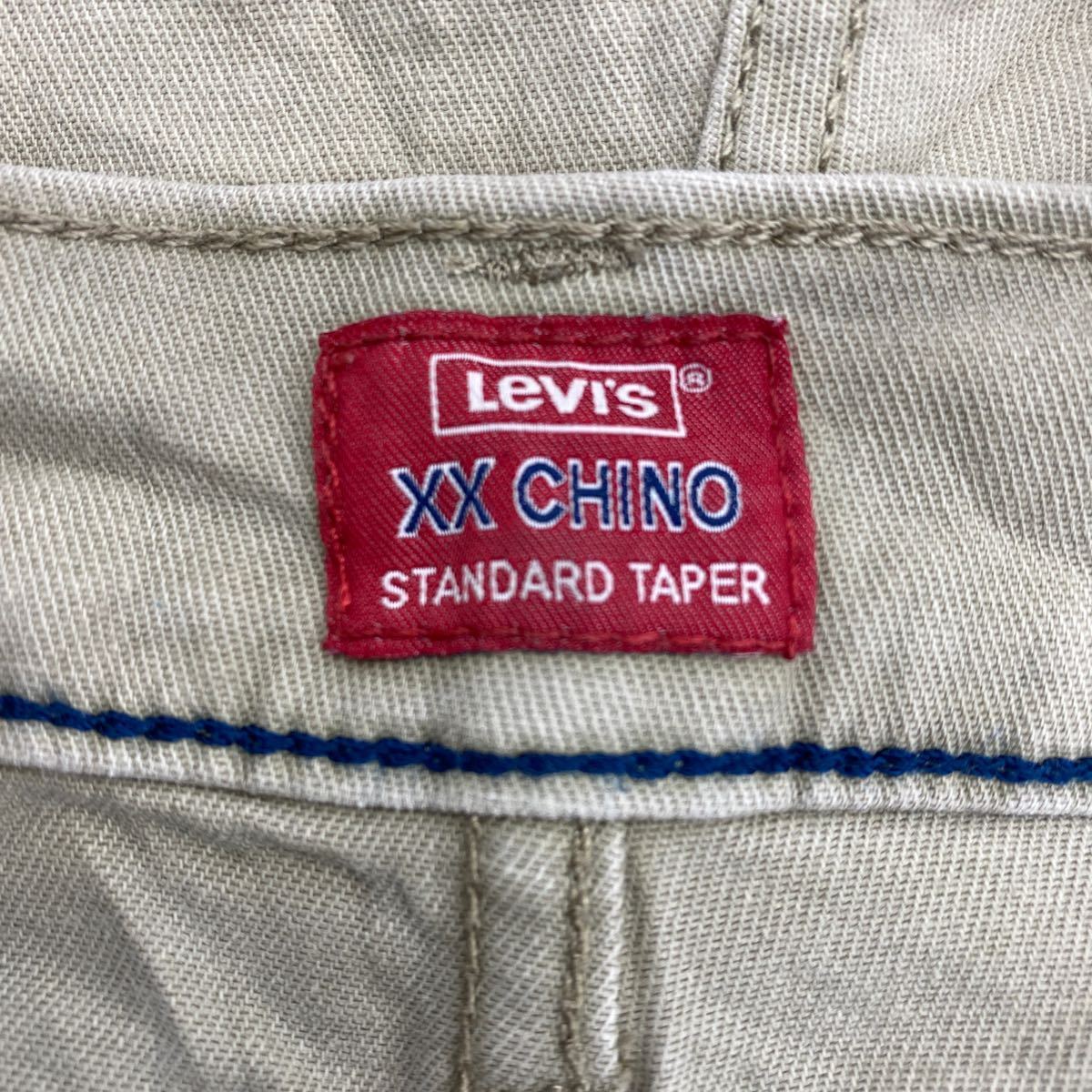 Levi's チノパンツ W34 リーバイス スタンダードテーパー ベージュ 古着卸 アメリカ仕入 2401-621_画像9