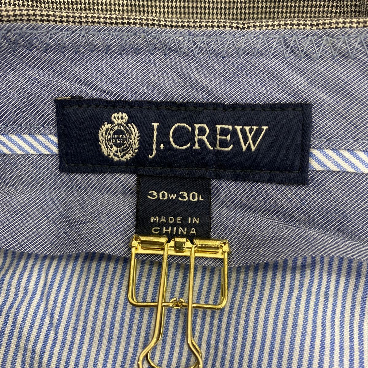 J.Crew チノパンツ W30 ジェイクルー コットン 千鳥柄 古着卸 アメリカ仕入 2401-491_画像8