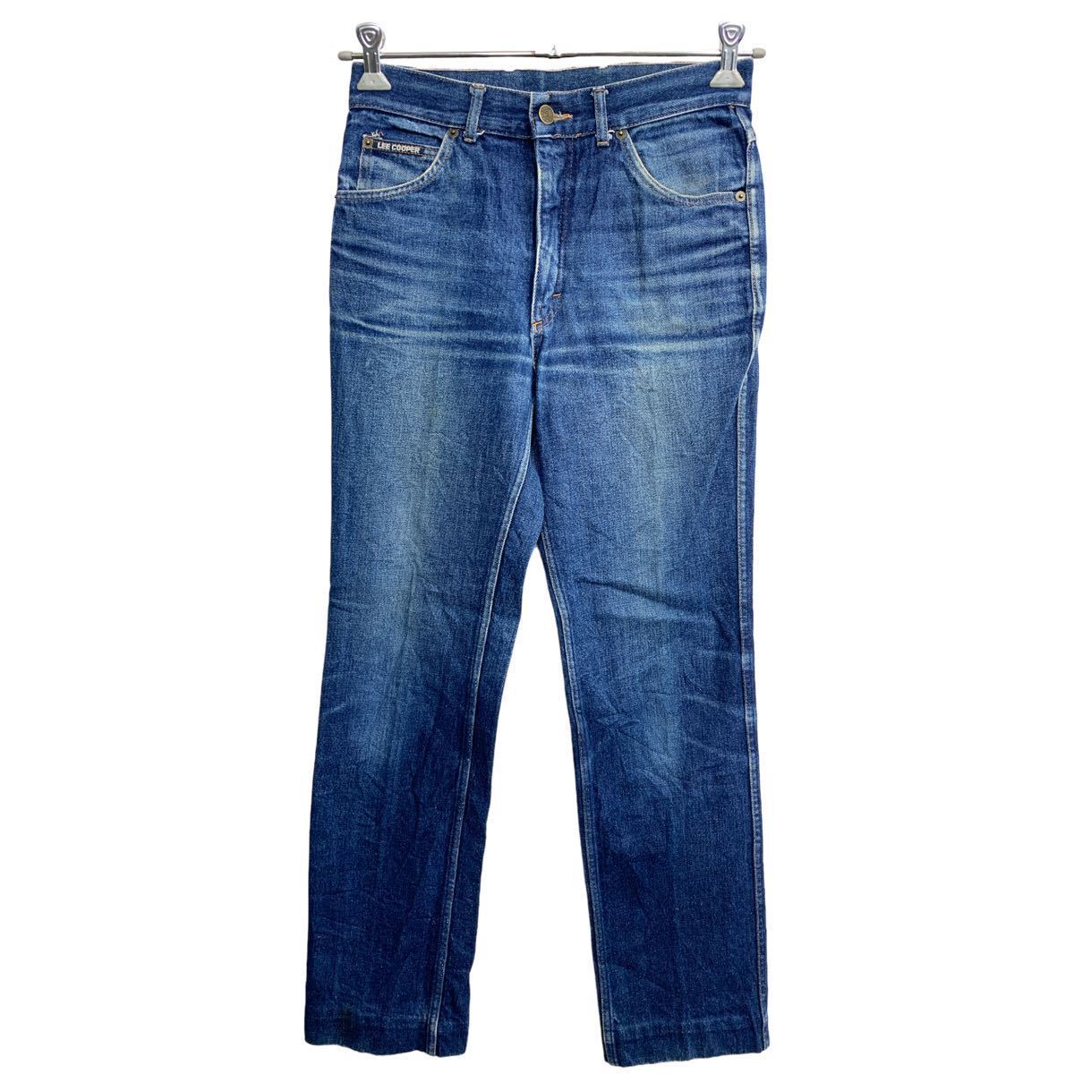 Lee Cooper デニムパンツ W30 リークーパー インディゴ コットン 古着卸 アメリカ仕入 2401-388_画像1