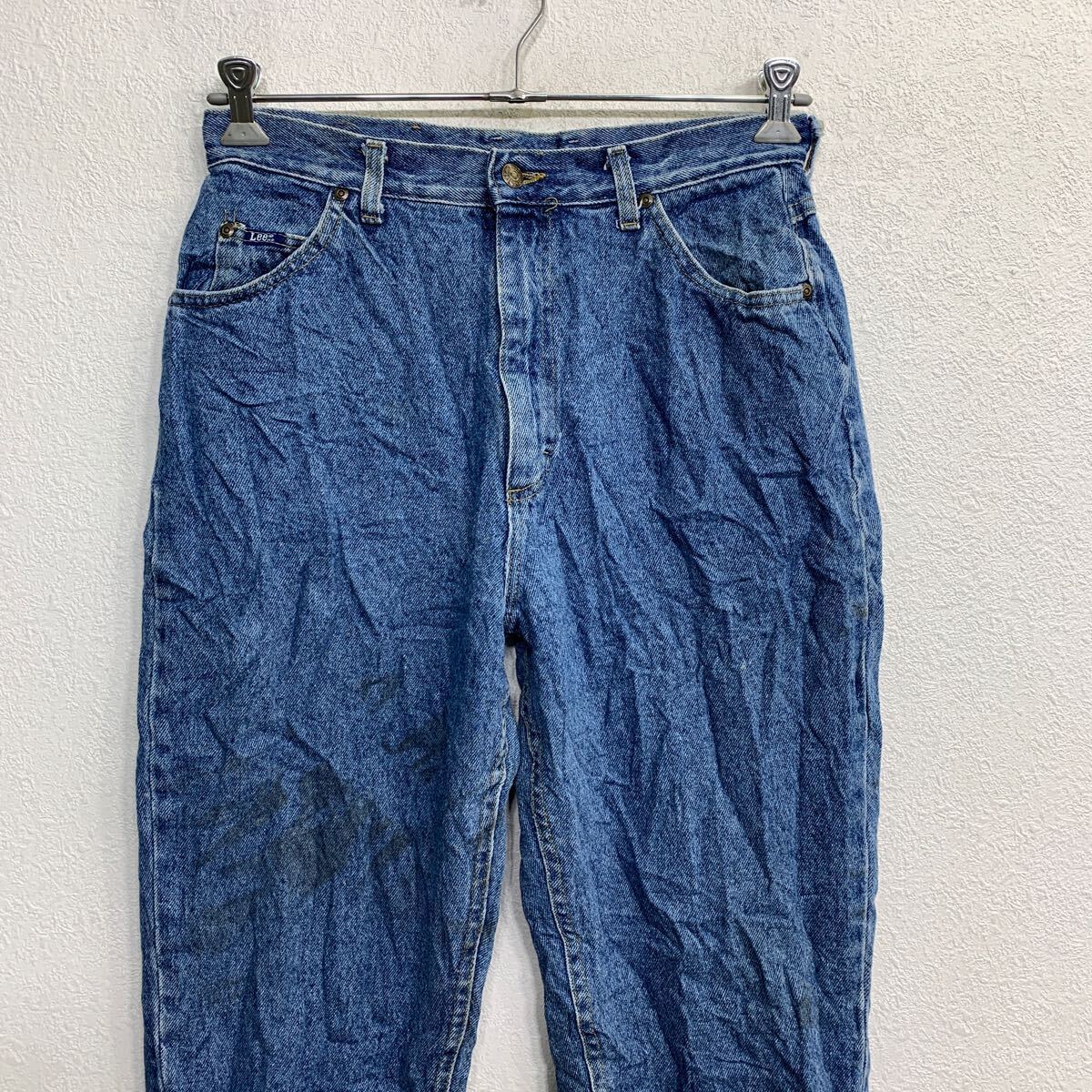 Lee Denim брюки W31 Lee женский голубой хлопок USA производства б/у одежда . America скупка 2404-256