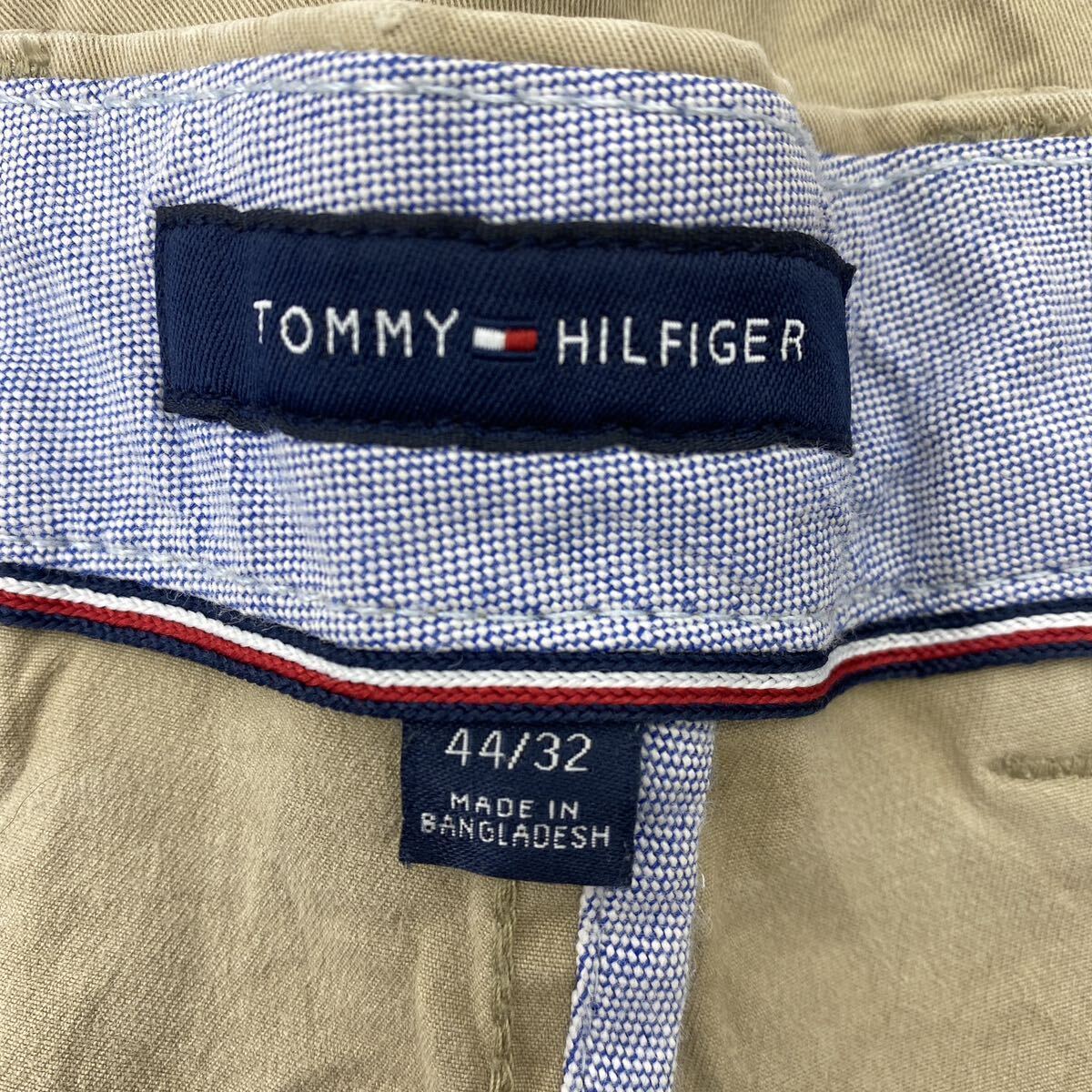 TOMMY HILFIGER チノパンツ W44 トミーヒルフィガー ビッグサイズ ベージュ 古着卸 アメリカ仕入 2404-313_画像10