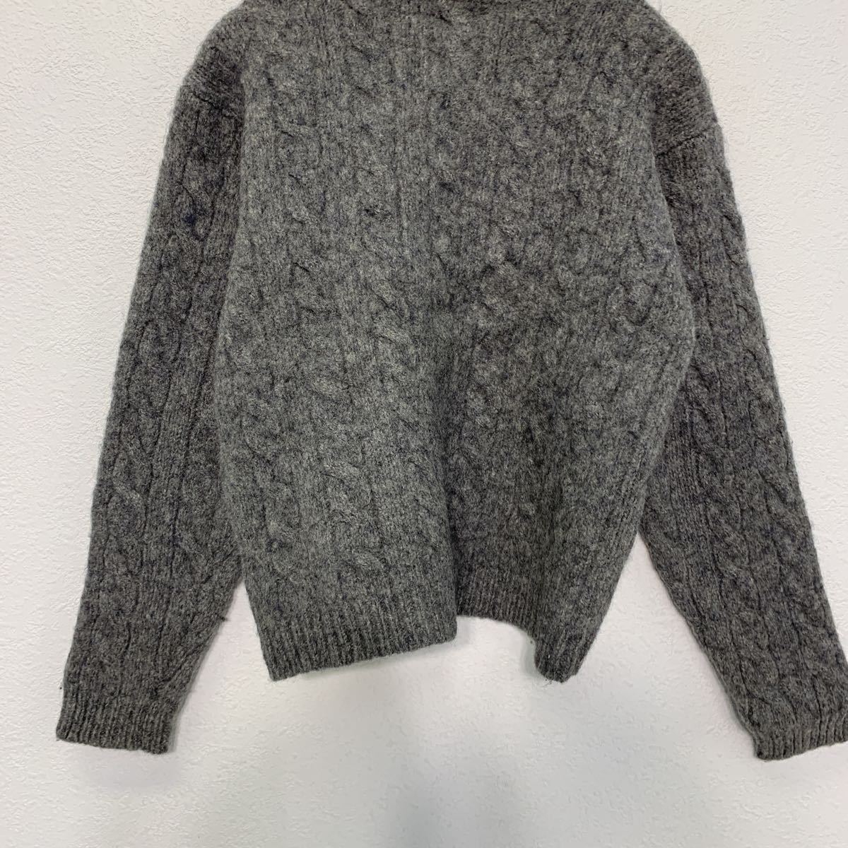 GAP knitted sweater M gray Gap wool old clothes . America buying up a510-5700