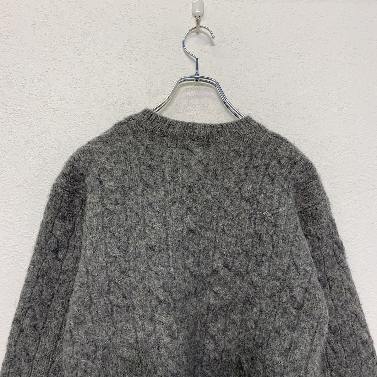 GAP knitted sweater M gray Gap wool old clothes . America buying up a510-5700