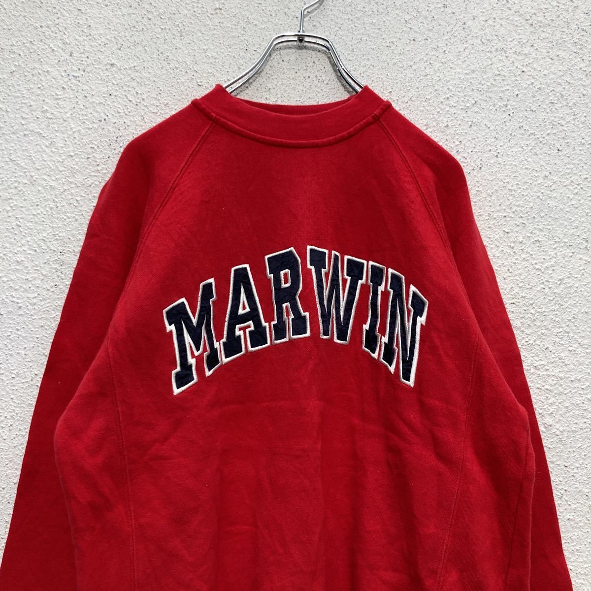 MARWIN SPORTSla gran тренировочный S размер футболка красный красный б/у одежда . America скупка a510-5429