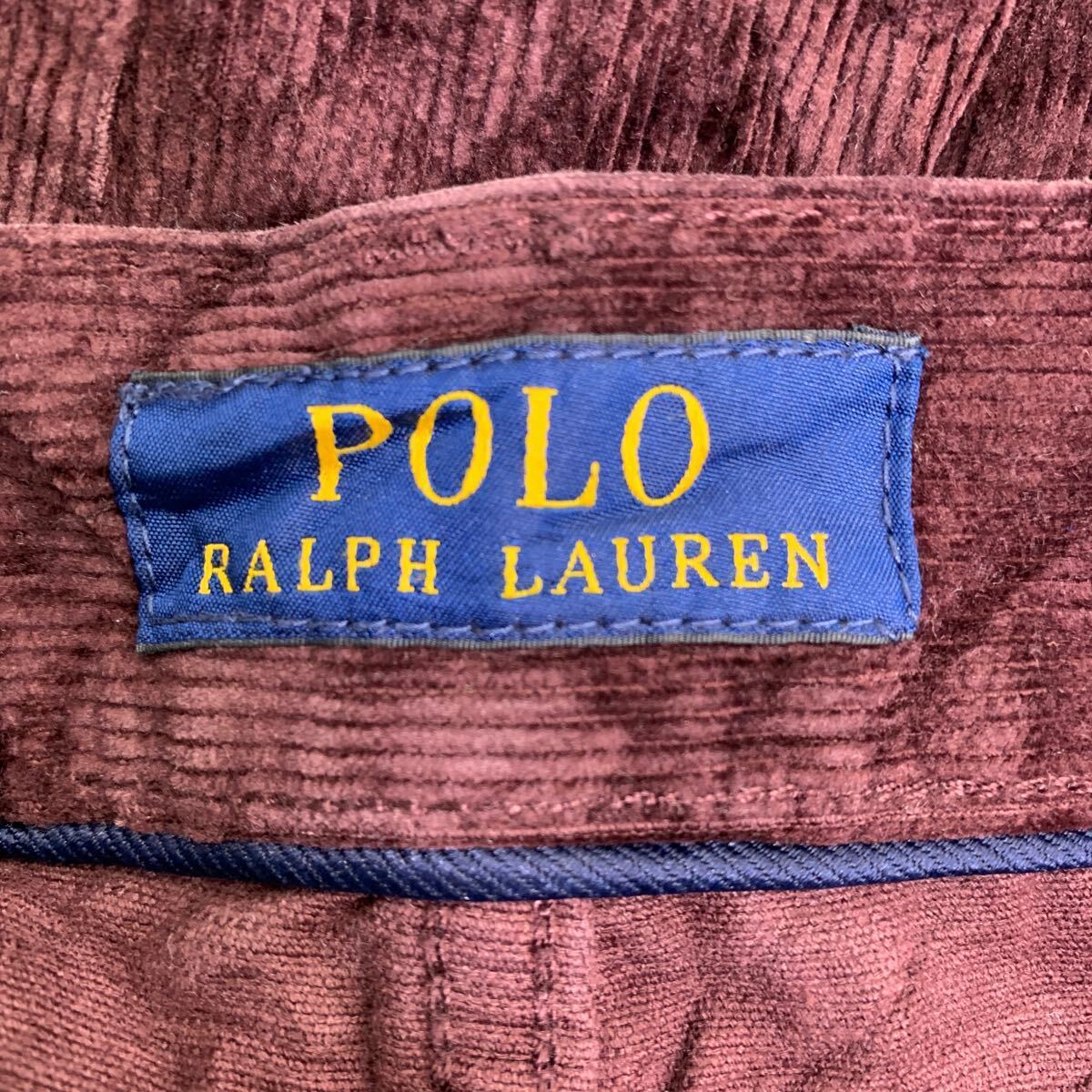 POLO RALPH LAUREN コーデュロイパンツ W38 ポロラルフローレン ビッグサイズ ブラウン 古着卸 アメリカ仕入 2404-437_画像7