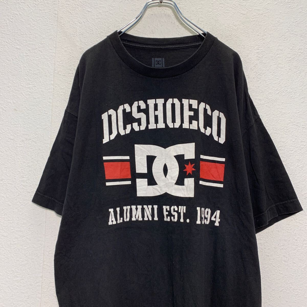 DC SHOES 半袖 プリントTシャツ 2XL ブラック ホワイト レッド ディーシーシューズ ビッグサイズ 古着卸 アメリカ仕入 a604-5636_画像2