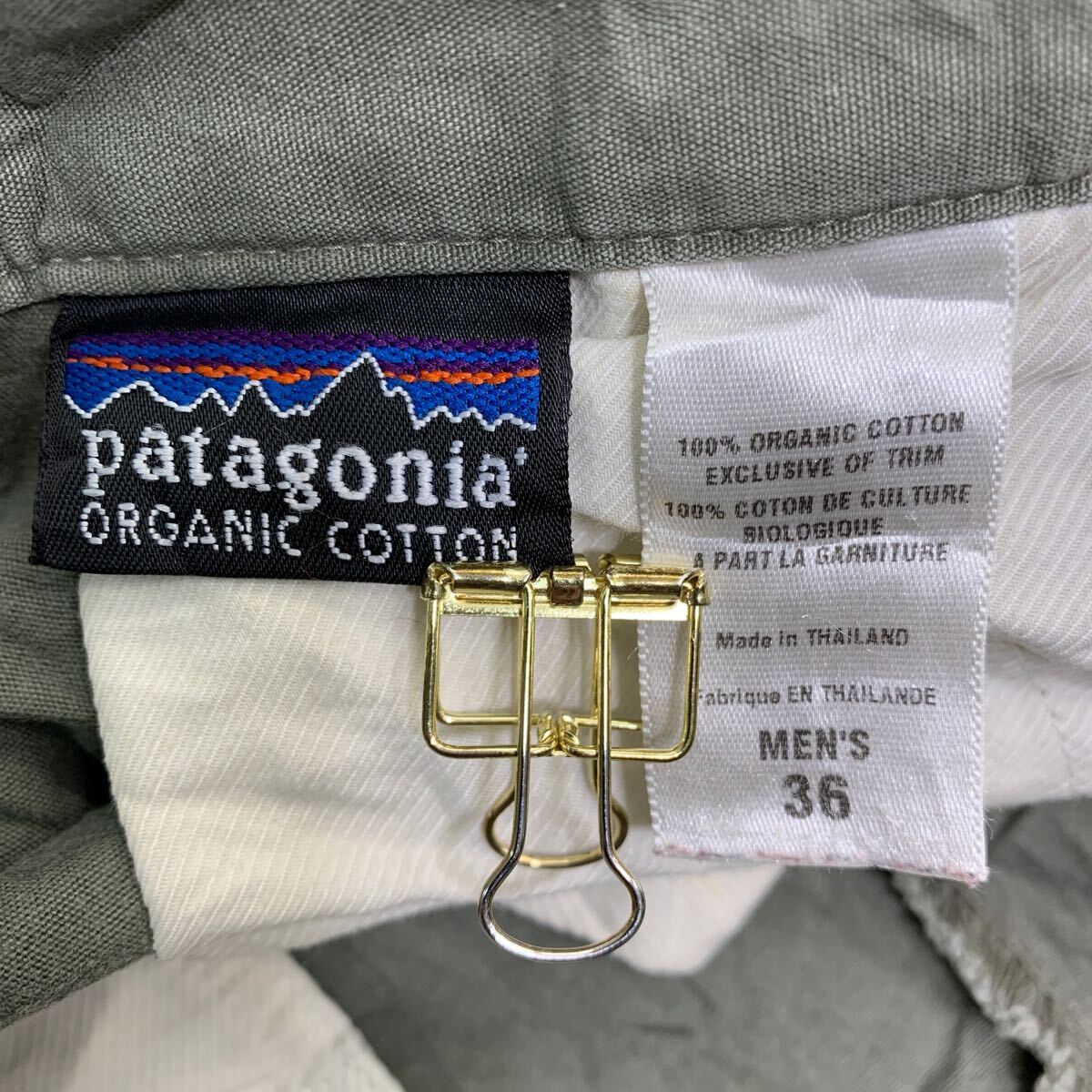 Patagonia ショートパンツ W36 パタゴニア ビッグサイズ オリーブグリーン コットン 古着卸 アメリカ仕入 2404-404の画像8