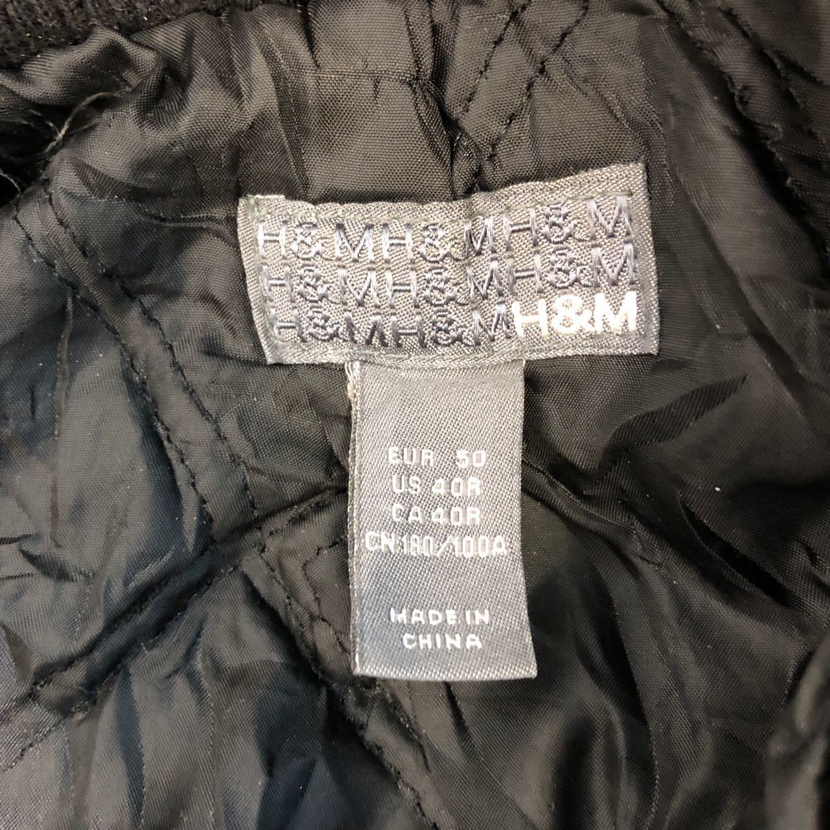 H&M ジャケット 40 M～ ブラック エイチアンドエム 4ポケット 古着卸 アメリカ仕入 a601-5372_画像9