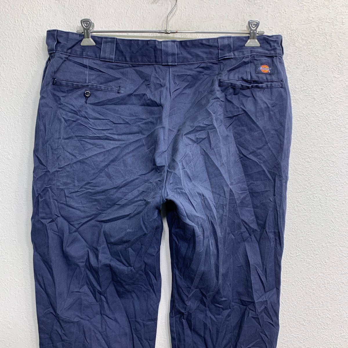 Dickies 874 ワークパンツ W42 ディッキーズ オリジナルフィット ビッグサイズ ネイビー メキシコ製 古着卸 アメリカ仕入 2402-431_画像5