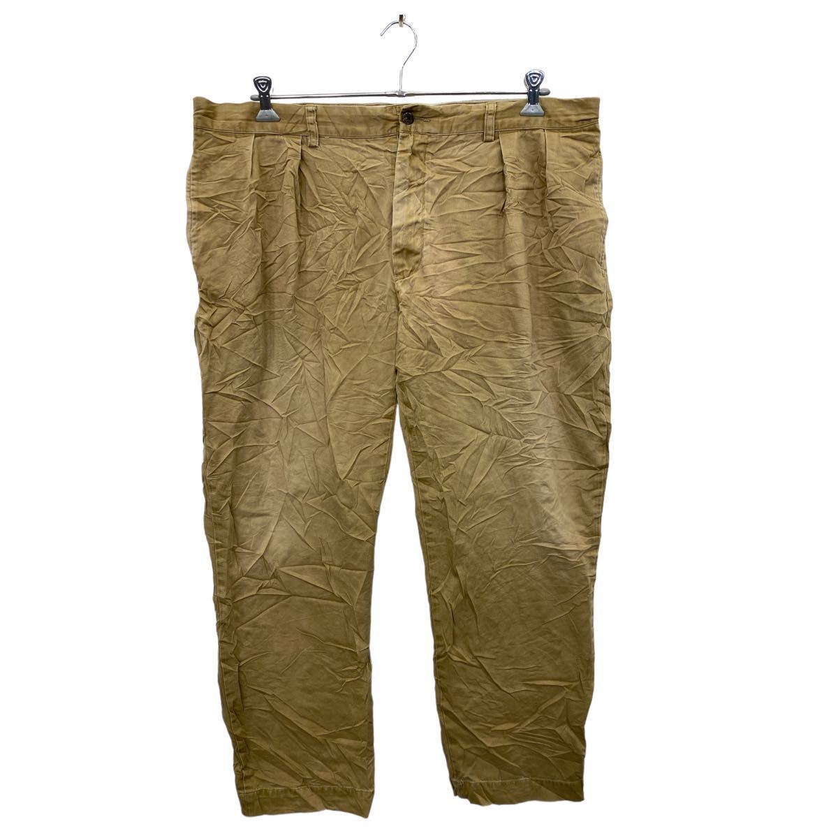 Polo Ralph Lauren chino pants W40 Polo Ralph Lauren tuck entering cotton big size Camel old clothes . America buying up 2402-237