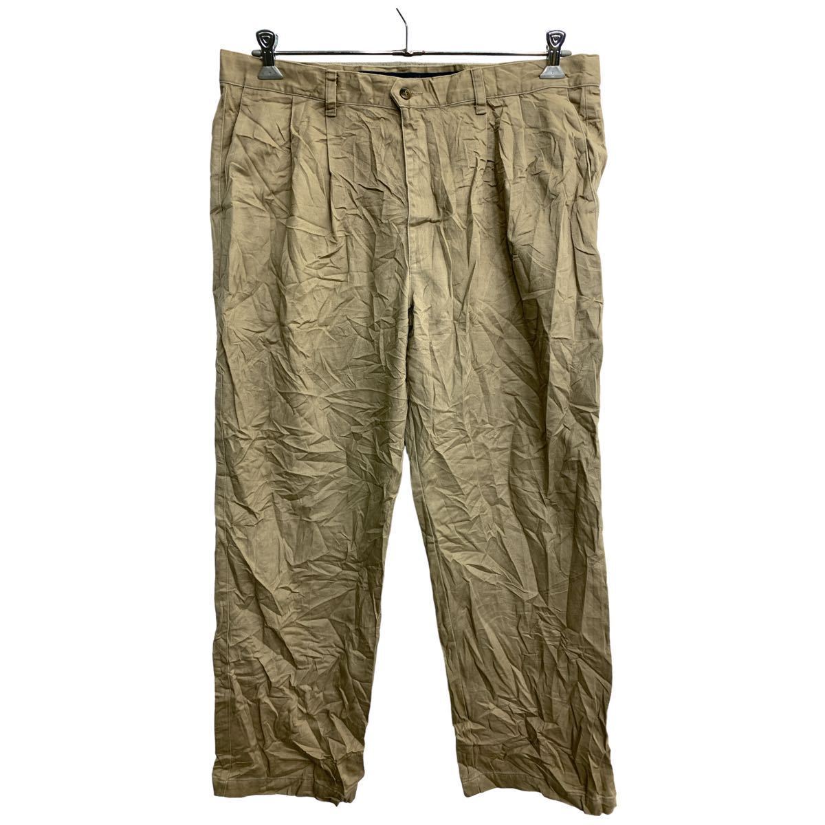 DOCKERS チノパン W40 ドッカーズ ビッグサイズ ベージュ コットン メキシコ製 古着卸 アメリカ仕入 2402-611_画像1