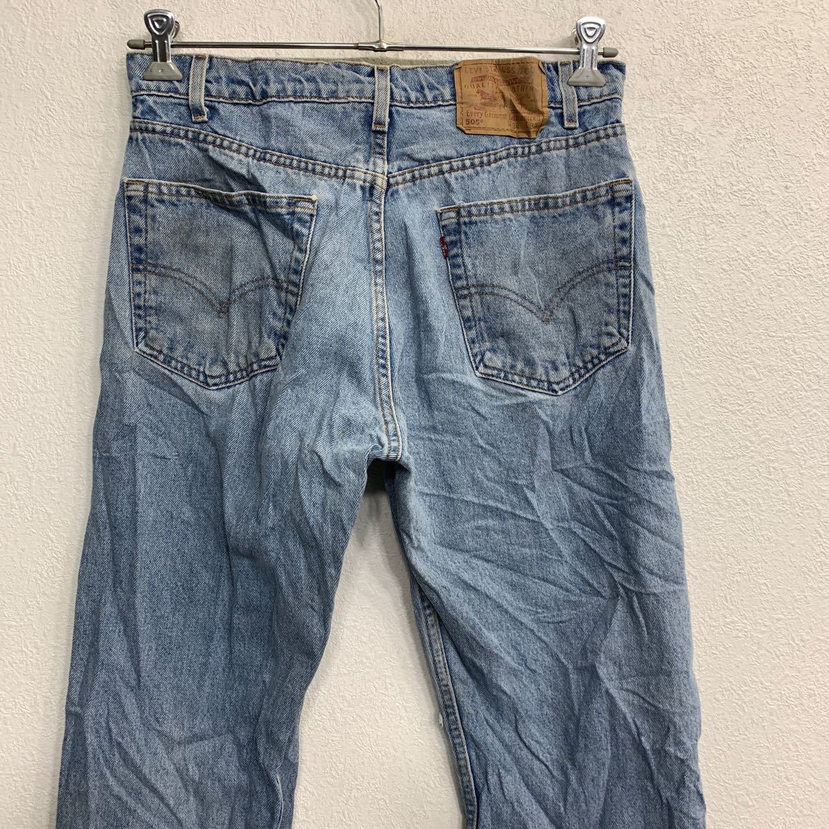 Levi's 505 デニムパンツ W34 リーバイス レギュラーフィット ブルー コットン メキシコ製 古着卸 アメリカ仕入 2402-146_画像7