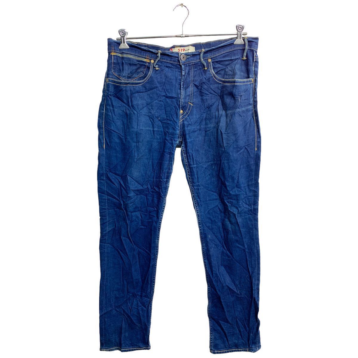 Levi's 519 デニムパンツ W36 リーバイス スリム ビッグサイズ インディゴ 古着卸 アメリカ仕入 2402-759の画像1